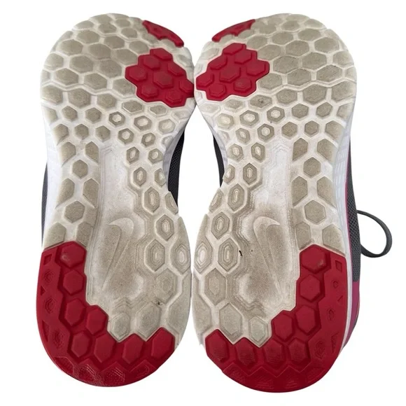 Nike Women’s Running FS Lite Run 3 Gray Pink Size 8 Sneaker Athletic Shoes - Picture 5 of 7